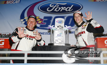 Keselowski Wins From the Pole at Homestead