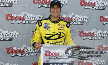 Hornish Scores Second Career Pole at Chicagoland