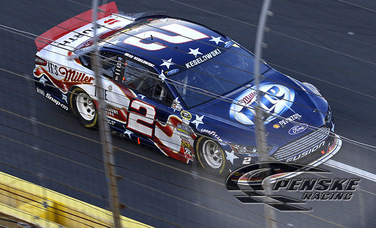 Keselowski Finishes 36th After Contact with Wall