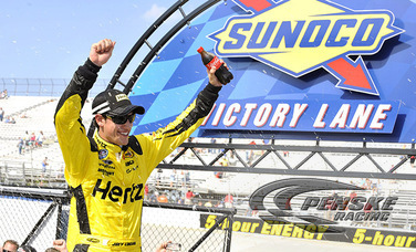 Logano Conquers  the Monster Mile at Dover