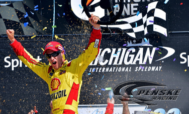 Joey Logano Starts First and Finishes First at Michigan
