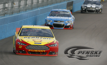 Logano Finishes in the Top-10 at Phoenix 