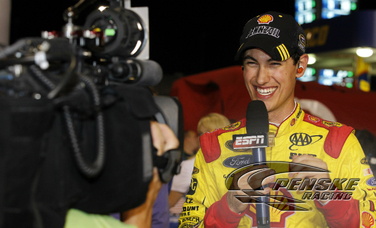 Joey Logano Leads an All-Penske Front Row at Chicago