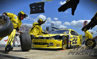 Joey Logano Races to a Third-Place Finish at Dover