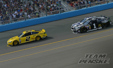 Keselowski Fights His Way to a Third Place Finish 