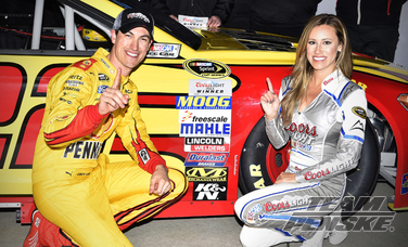 Logano Posts Fastest Lap To Earn Ninth-Career Pole