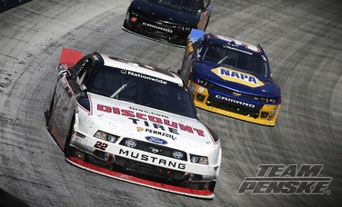 Blaney Battles His Way to a 4th-Place Finish at Bristol