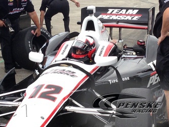 Montoya Runs Well In First Team Penske IndyCar Test