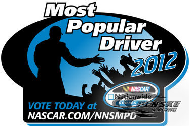 Sam Hornish Jr. Campaigns for Most Popular Driver