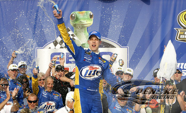 Keselowski Strikes First, Wins Chase Opener in Chicago