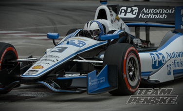Castroneves Leads Team Penske In Practice at Toronto