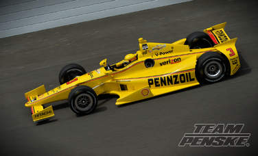 Team Penske Shows Speed in Practice at Indianapolis