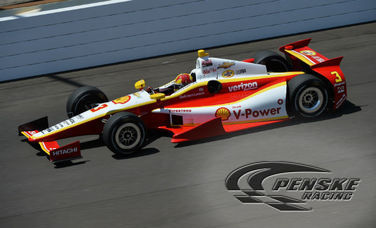 Castroneves Leads Team Penske Thursday at Indianapolis