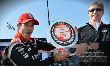 Helio Castroneves Wins Pole at Belle Isle in Detroit