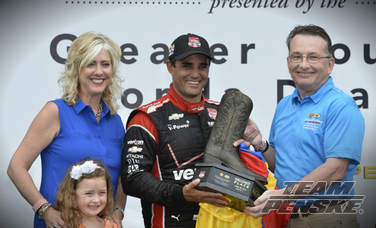 Montoya Podiums in Race One at Houston Grand Prix
