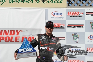 Power Leads Team Penske 1-2-3 Qualifying Sweep in Sonoma