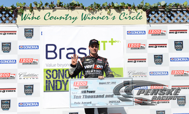 Power and Briscoe Qualify One-Two at Sonoma