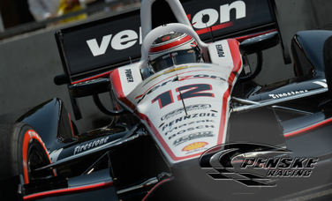 Power Qualifies Second to Lead Team Penske at Baltimore