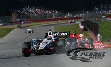 Power and Castroneves Score Top-10 Finishes at Mid-Ohio