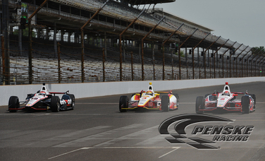 Team Penske Enjoys Solid Day of Practice for Indy 500