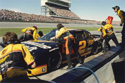 Rusty Wallace pit stop