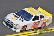 The No. 22 Shell/Pennzoil Dodge hitting the high banks